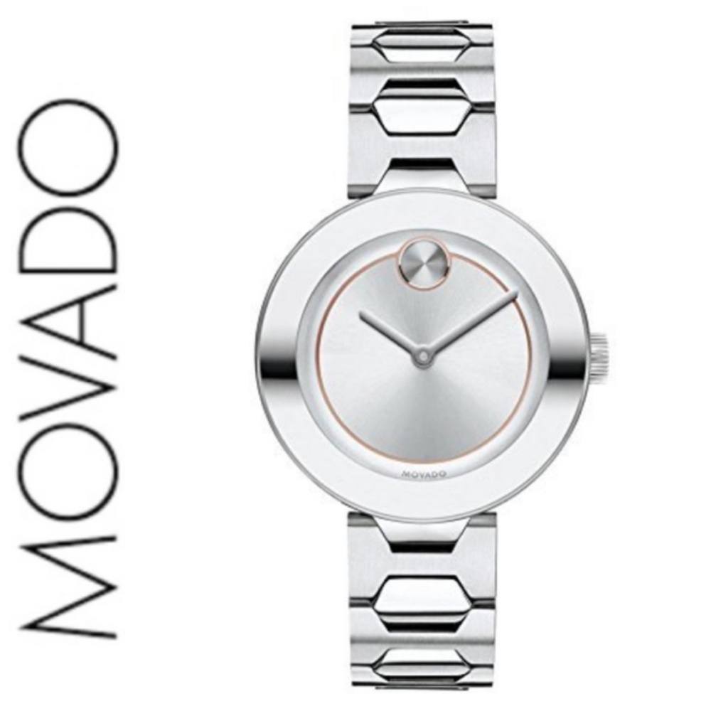 SOLD stunning authentic MOVADO Bold watch silver - Picture 2 of 8